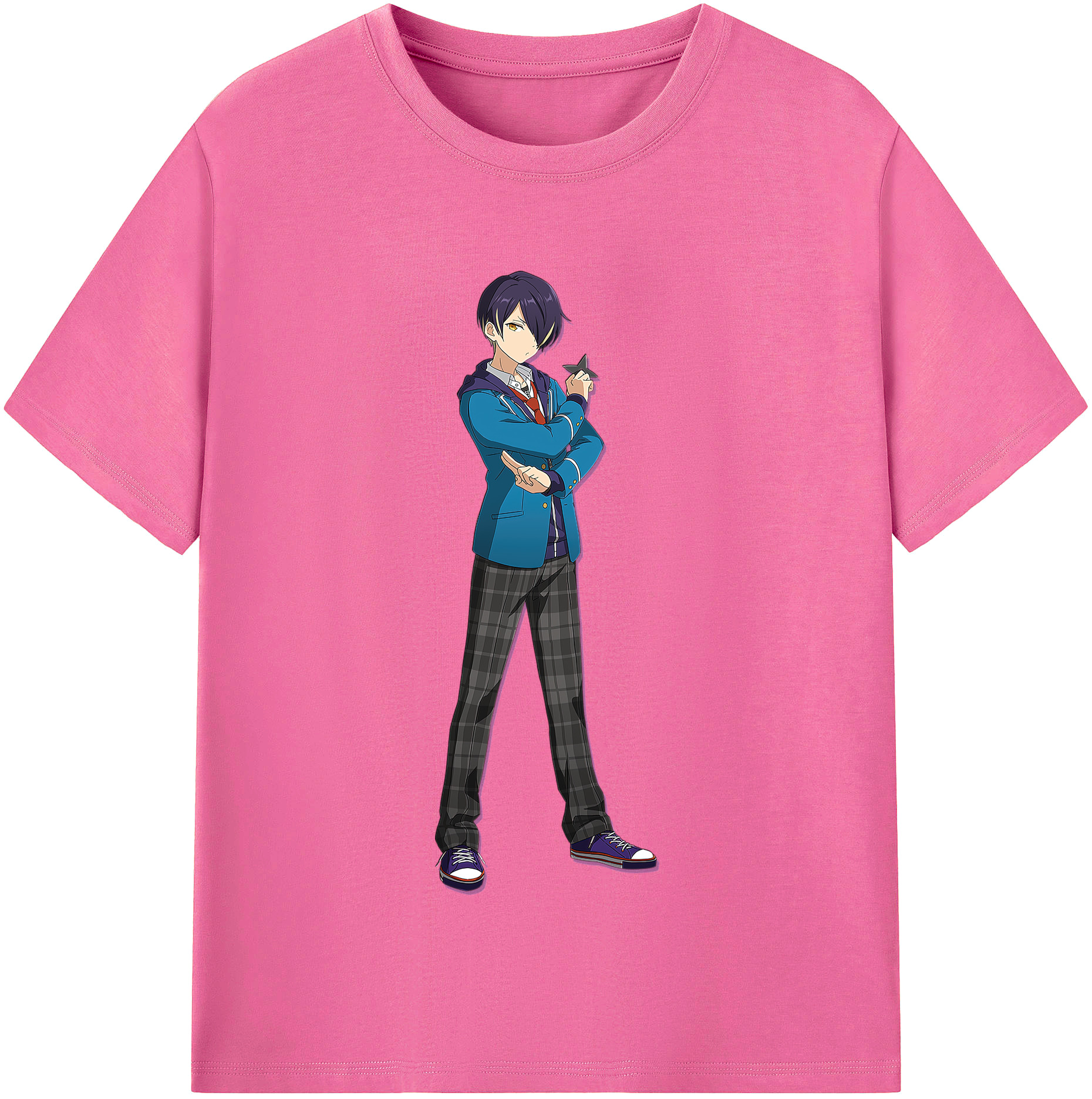 （画像用） あんさんぶるスターズ! Ensemble Stars レディースカジュアルプリントTシャツ（綿100％）